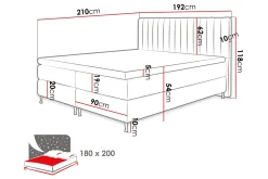 Kontinentalseng 118x210 cm
