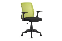 Kontorstol ALPHA 60x55xH875-95cm svart/grønn
