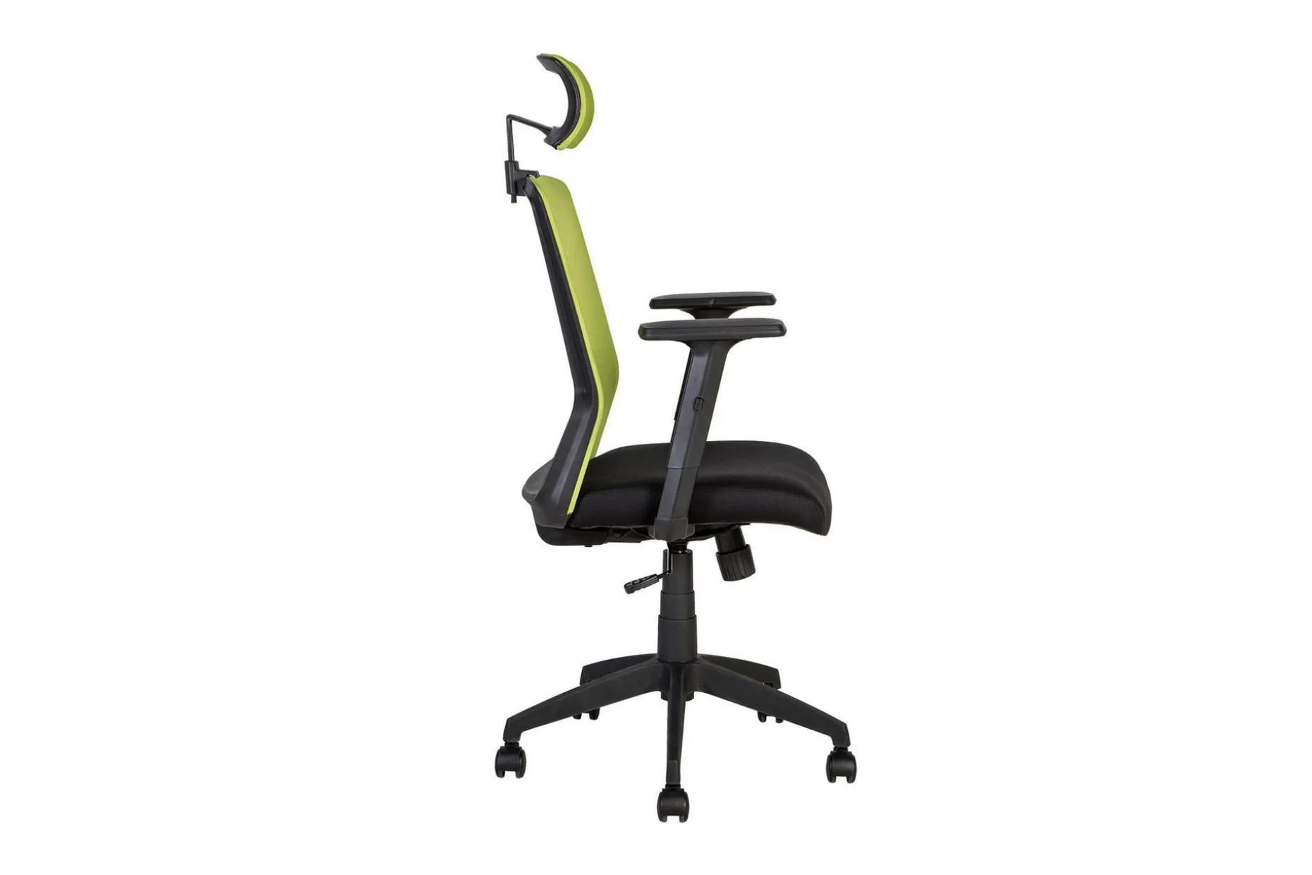 Kontorstol BRAVO 62x53xH107-1145cm svart/grønn