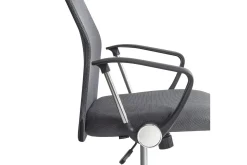Kontorstol Design Grå/svart/sølv
