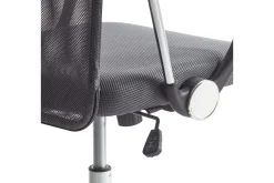 Kontorstol Design Grå/svart/sølv