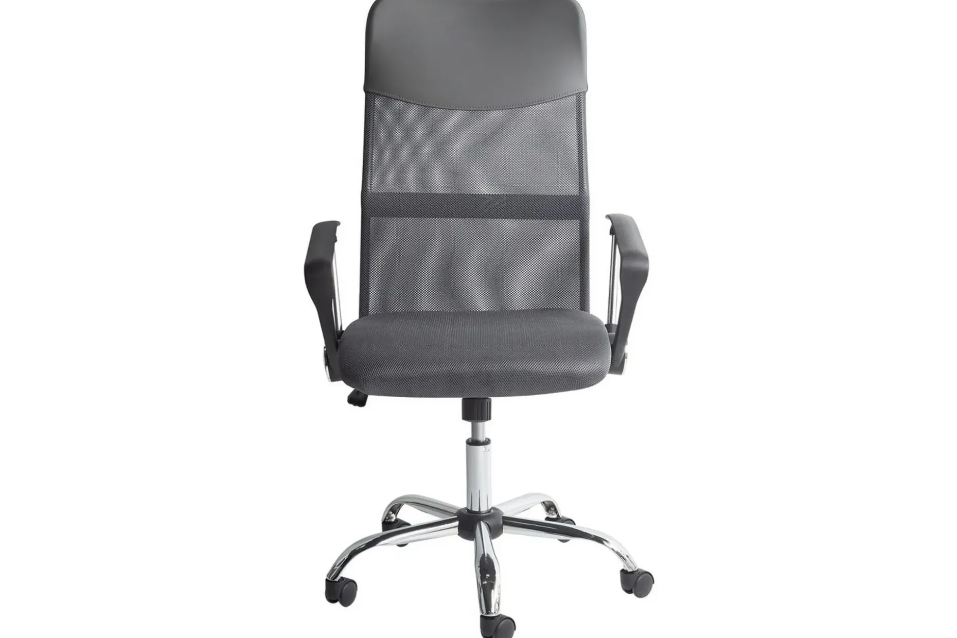 Kontorstol Design Grå/svart/sølv