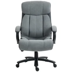 Kontorstol HOME4YOU Malone XXL Grå
