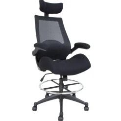 Kontorstol HOME4YOU Miller High Svart