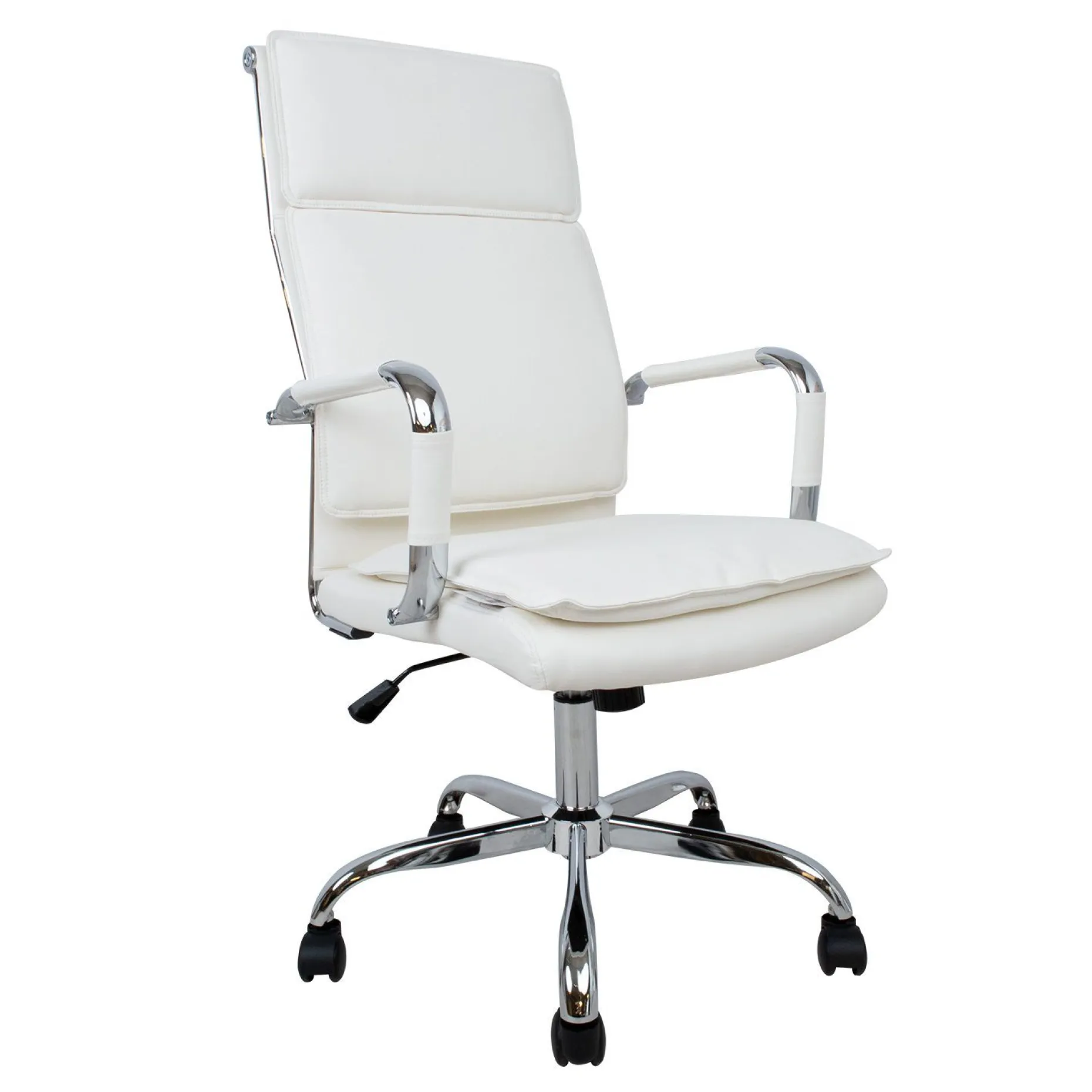 Kontorstol HOME4YOU Ultra 54,5x60x106,5-116,5 cm hvit