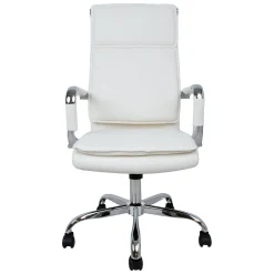 Kontorstol HOME4YOU Ultra 54,5x60x106,5-116,5 cm hvit