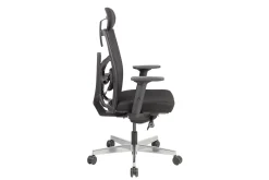 Kontorstol Tune 70x70xh111-128 cm Svart