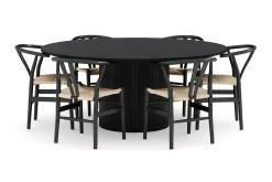 Kopparbo Matgruppe 180 cm med 6 Dastoori Spisestol