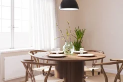 Kopparbo Matgruppe 120 cm Rund med 4 Dastoori Spisestol