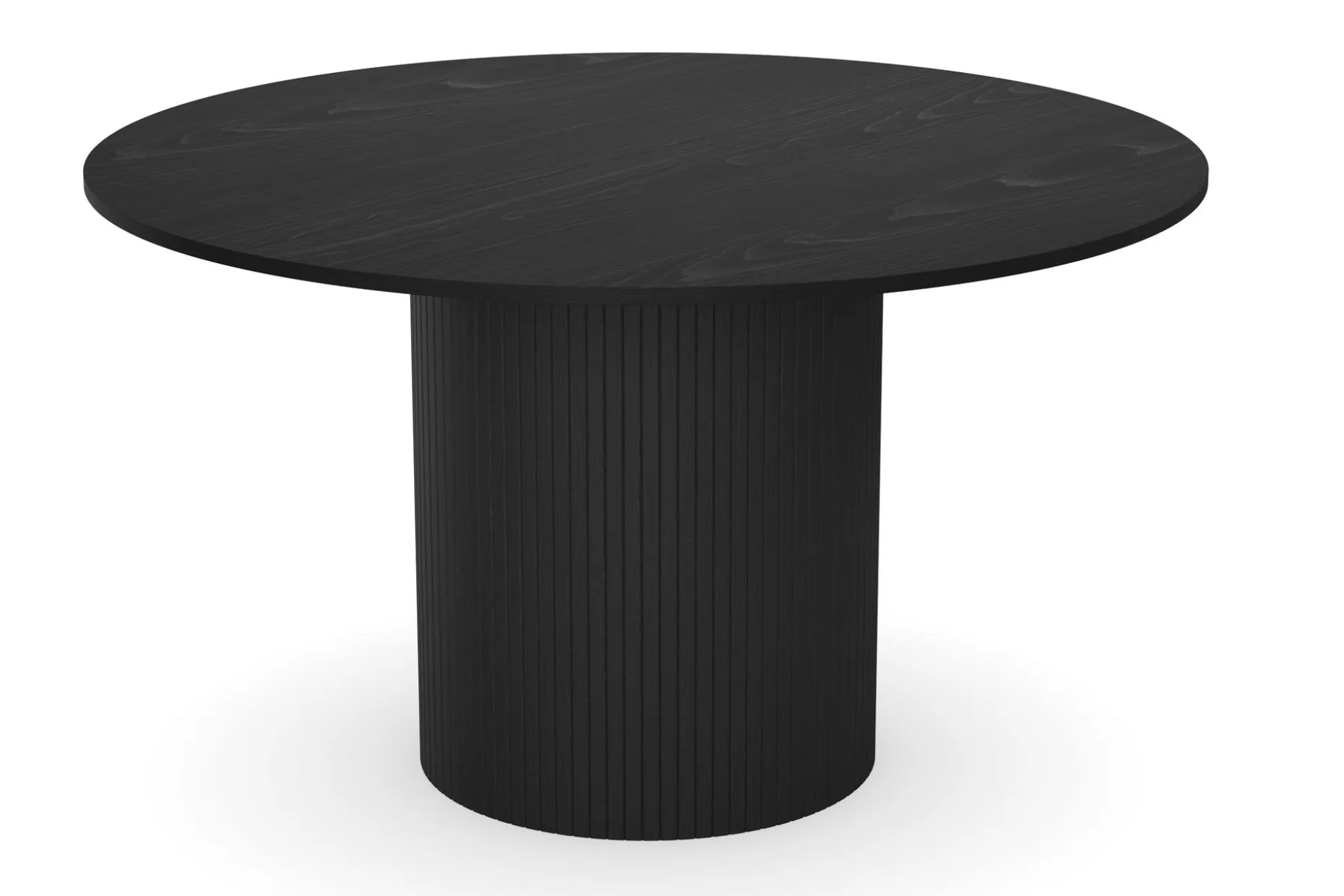 Kopparbo Rundt Spisebord 130 cm Uttrekkbart med 4 Gemmiano Stoler