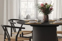 Kopparbo Rundt Spisebord 130 cm Utvidbart med tilleggsplate
