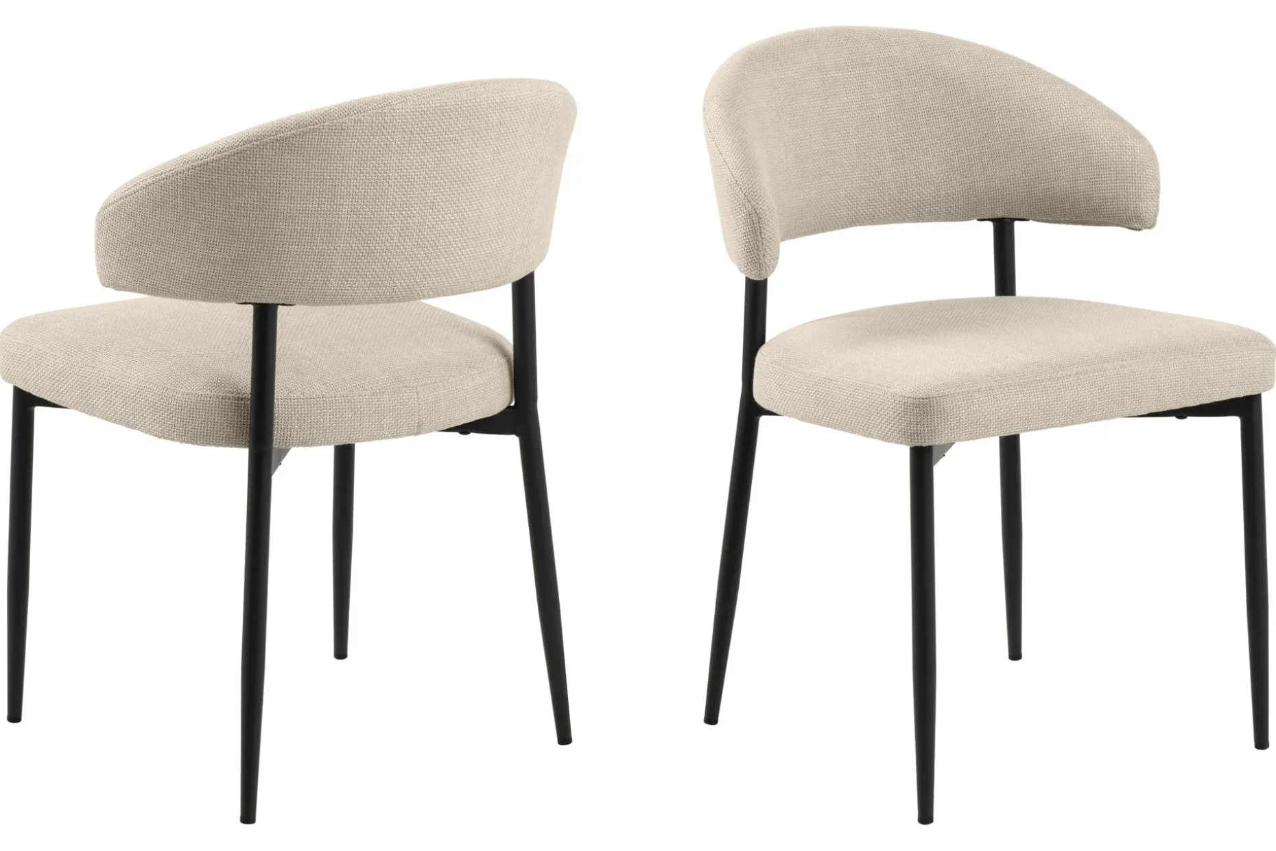 Kopparbo Rundt Stort Spisebord 180 cm med 4 Sawako Stoler