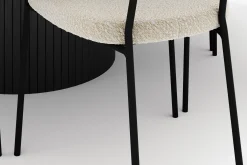 Kopparbo Rundt Stort Spisebord 180 cm med 8 Gemmiano Stoler