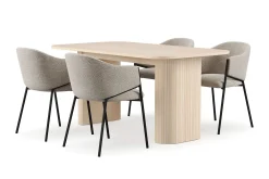 Kopparbo Spisebord 160 cm med 4 Filip Spisestoler