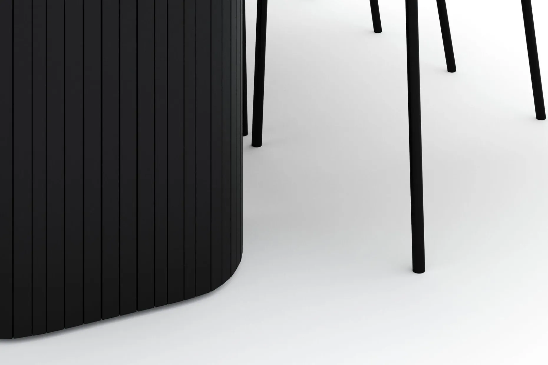 Kopparbo Spisebord 200 cm med 6 Gemmiano Stoler