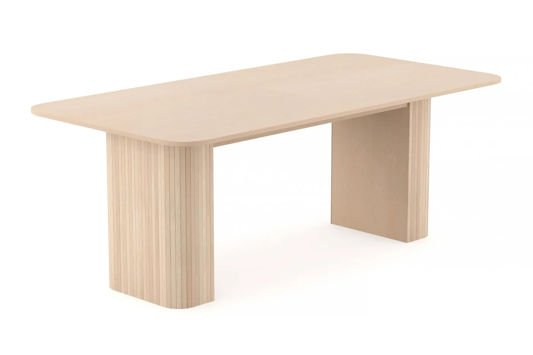 Kopparbo Spisebord 200-260 cm Uttrekkbart med ileggsplate med 8 Filip Spisestoler