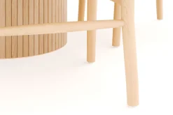 Kopparbo Spisegruppe 106 cm Forlengbar med 4 Dastoori Spisestoler