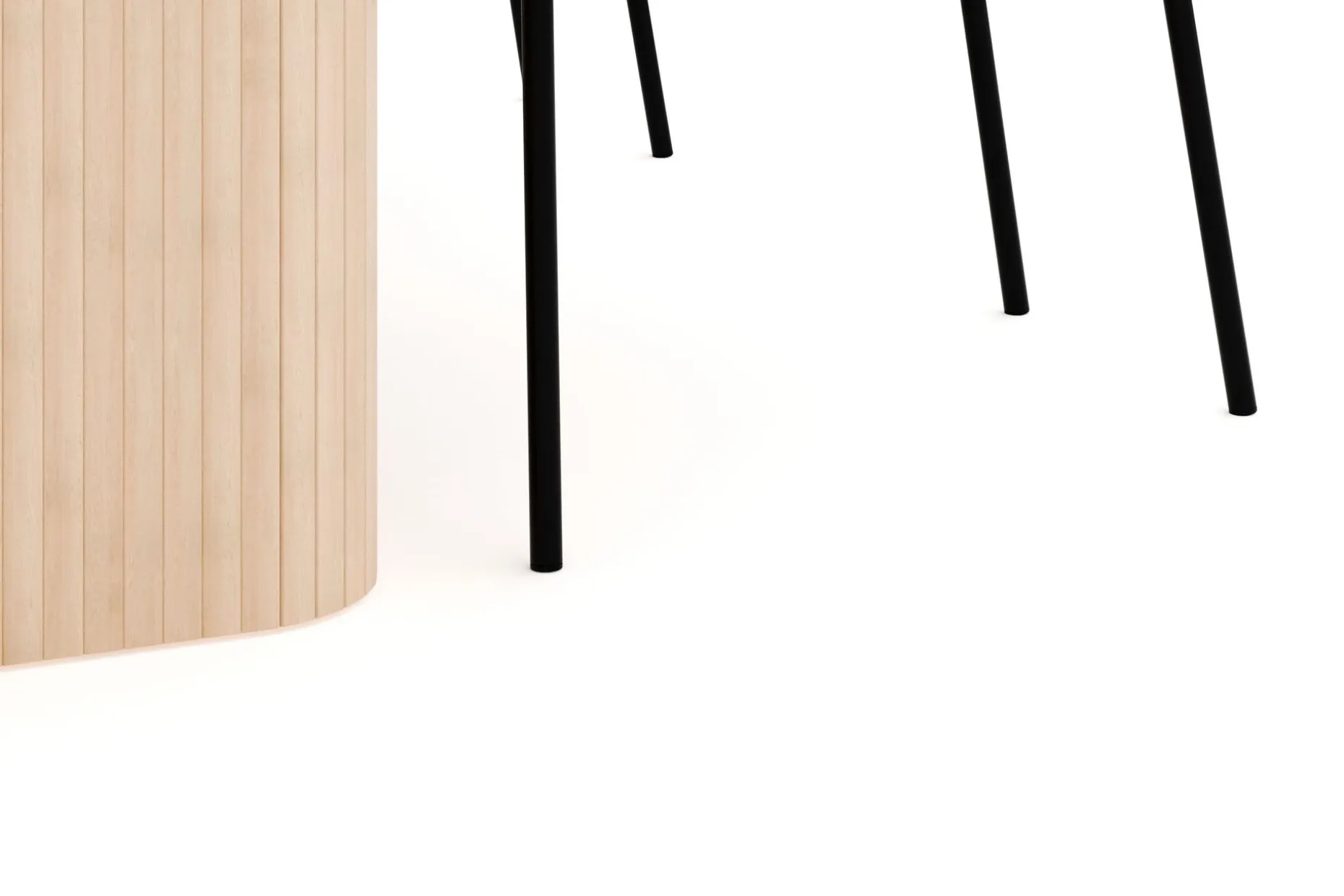 Kopparbo Spisegruppe 180-240 cm Forlengbar med 4 Gemmiano Spisestoler