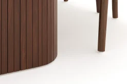 Kopparbo Spisegruppe Rektangulært Spisebord 200 cm 6 Dastoori Spisestoler