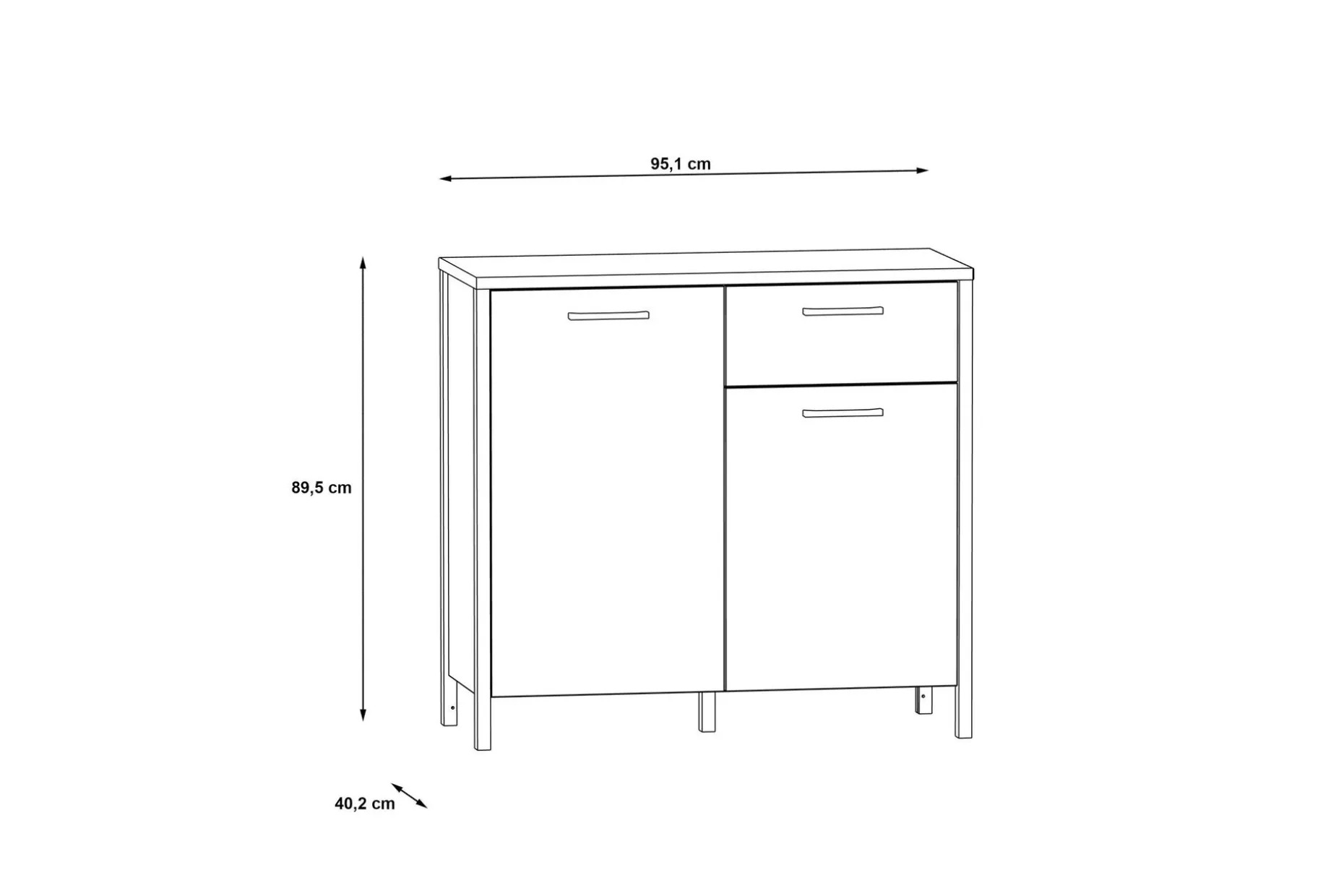 Koufalia Kommode 40x95 cm