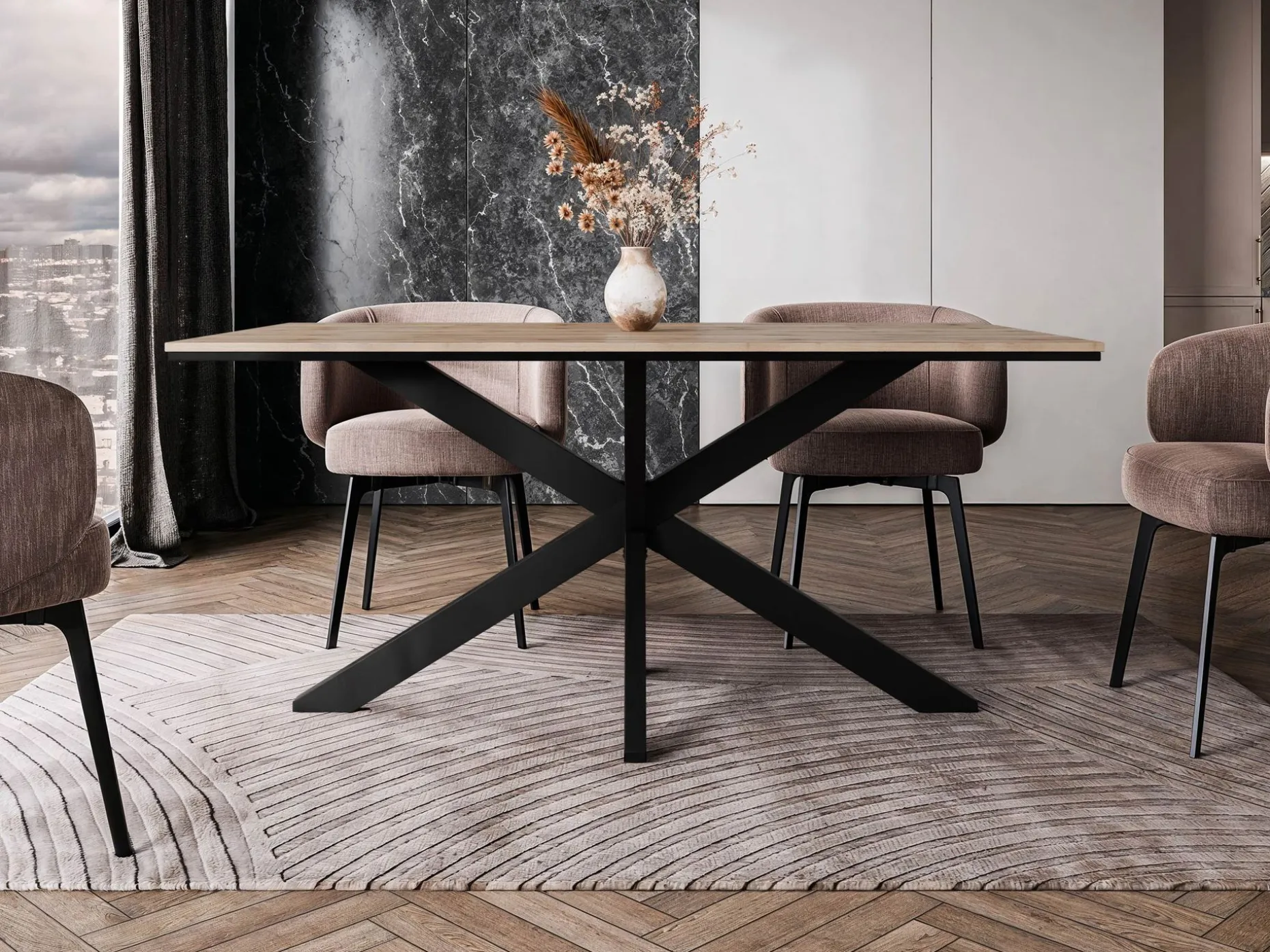 Kovrel Spisebord 160 cm Rektangulær