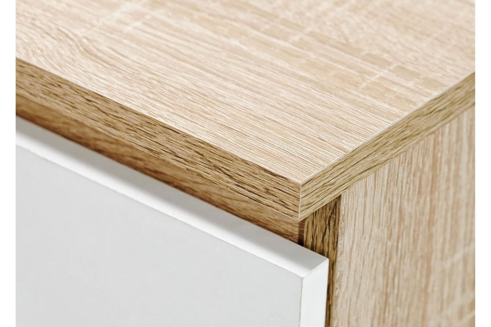 Kubana Skrivebord 130 cm med Oppbevaringsskuffer