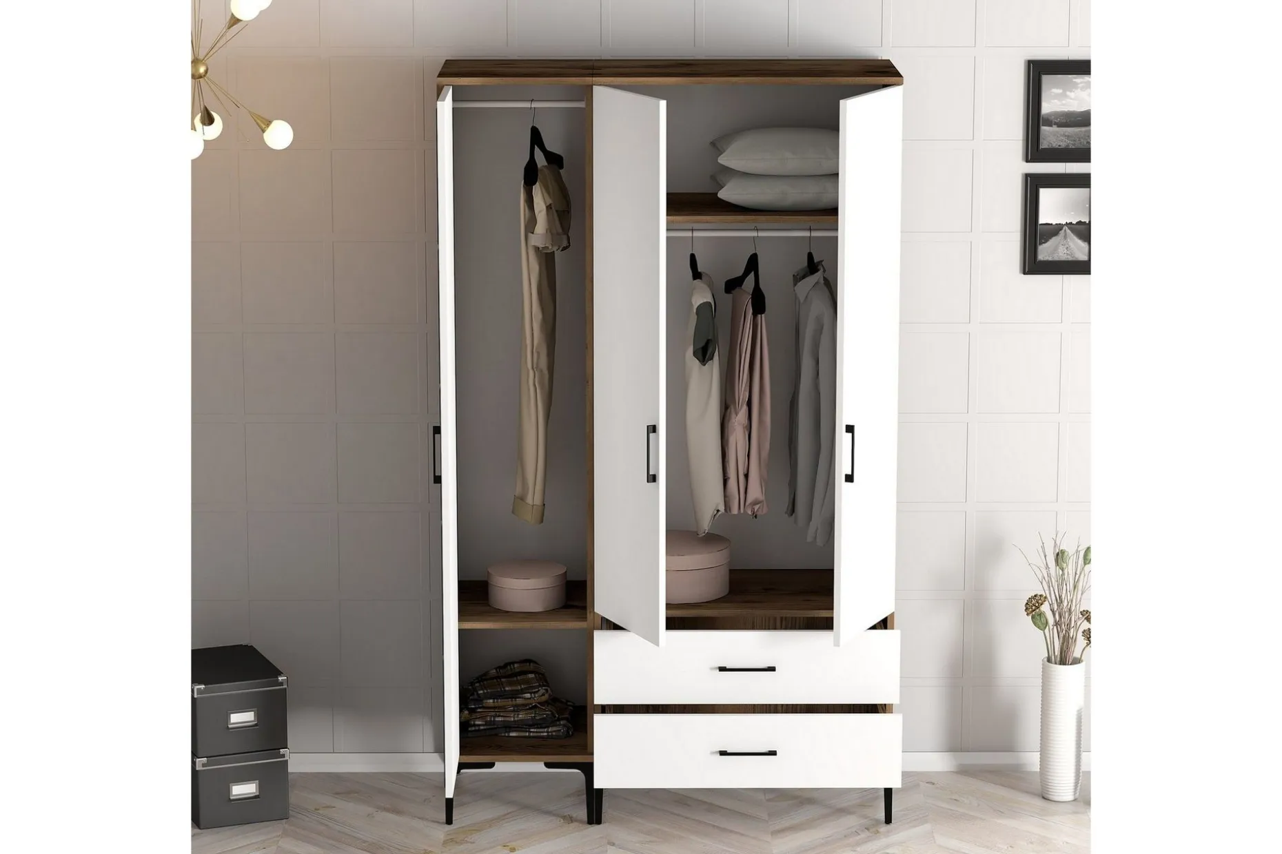 Kumsal Garderobe 120 cm