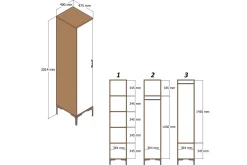 Kumsal Garderobe 40 cm