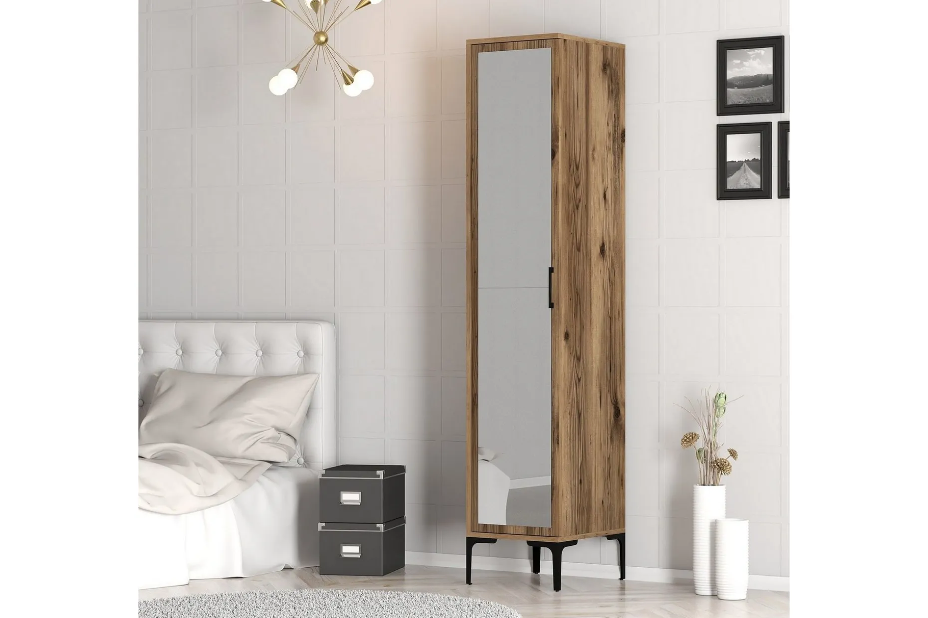 Kumsal Garderobe med Speil