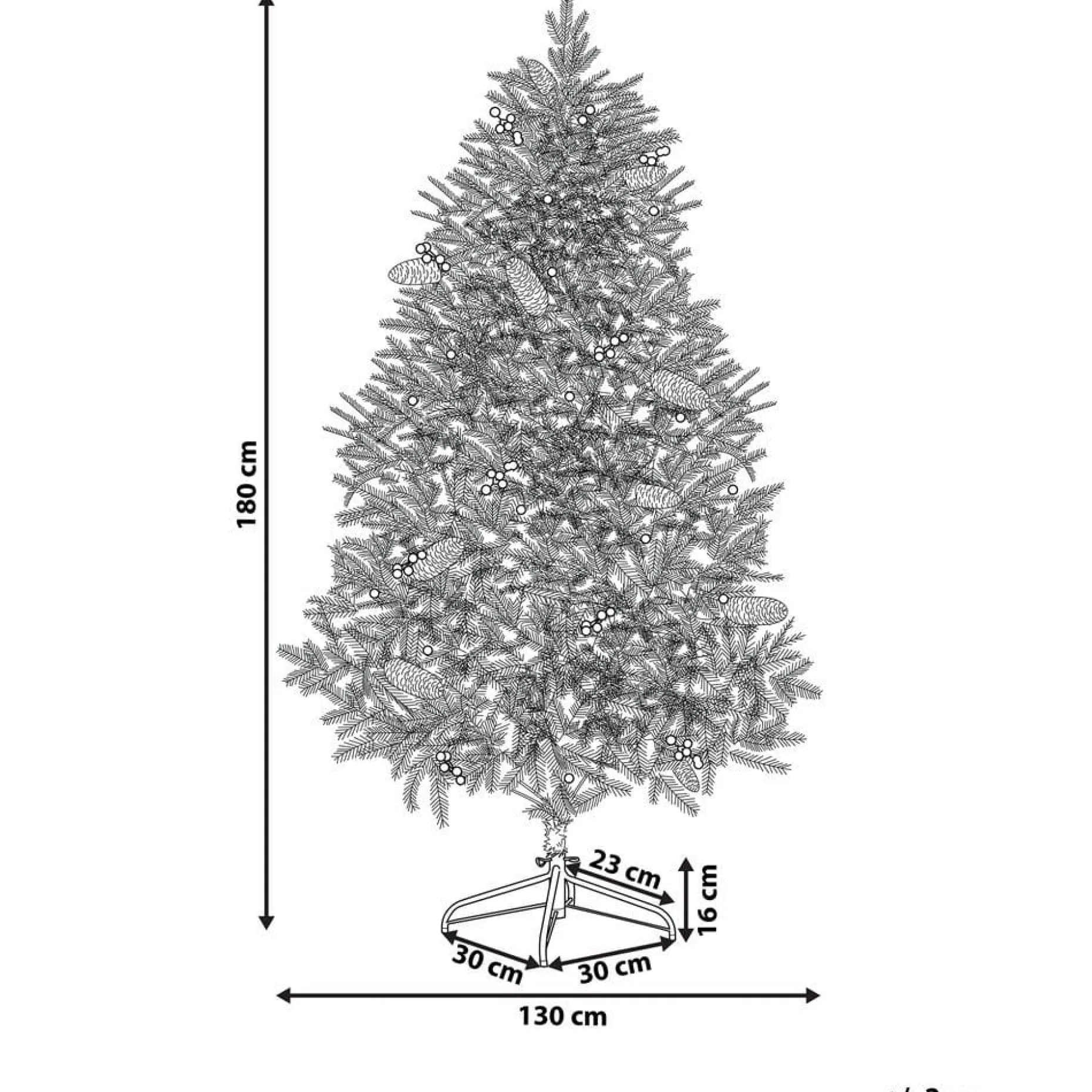 Kunstig Juletre Jacinto