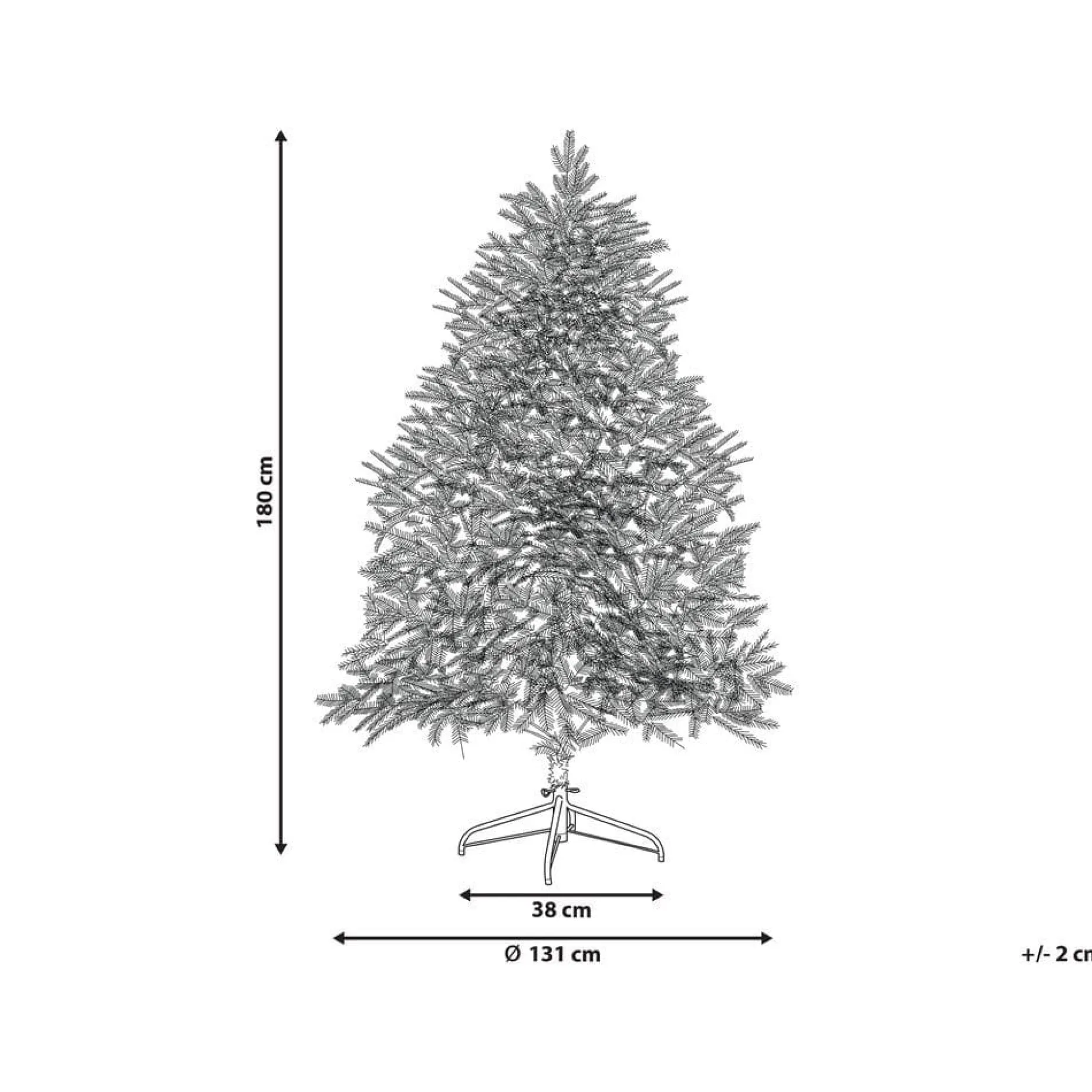 Kunstig Snødekket Juletre Brisco