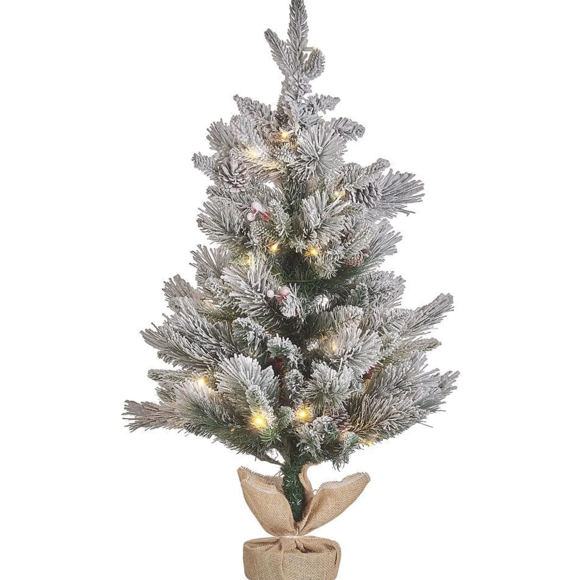 Kunstig Snødekket Juletre Maligne