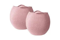 Kurv Panjgur sett av 2 Rosa