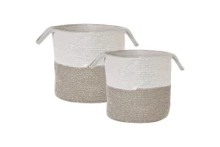 Kurv Pazha sett á 2. Beige, hvit