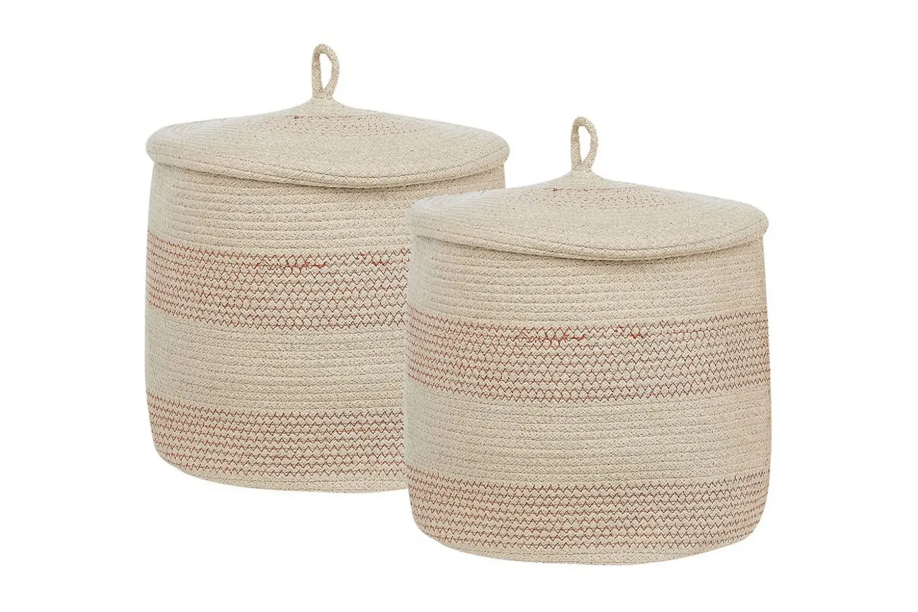 Kurv Silopi sett av 2 Beige, Oransje