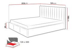 Laargard / Cosmo Sengeramme 120x200 cm