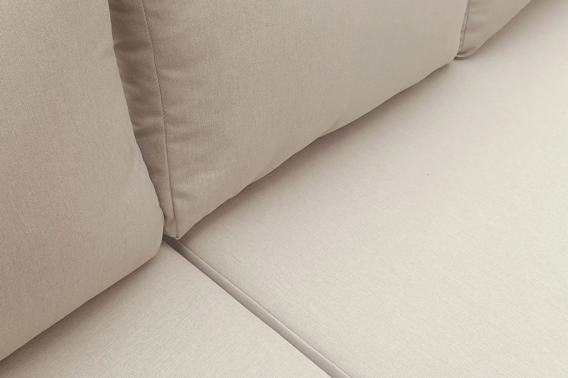 Lainelle 4-seters sofagruppe for altan og terrasse med beige puter