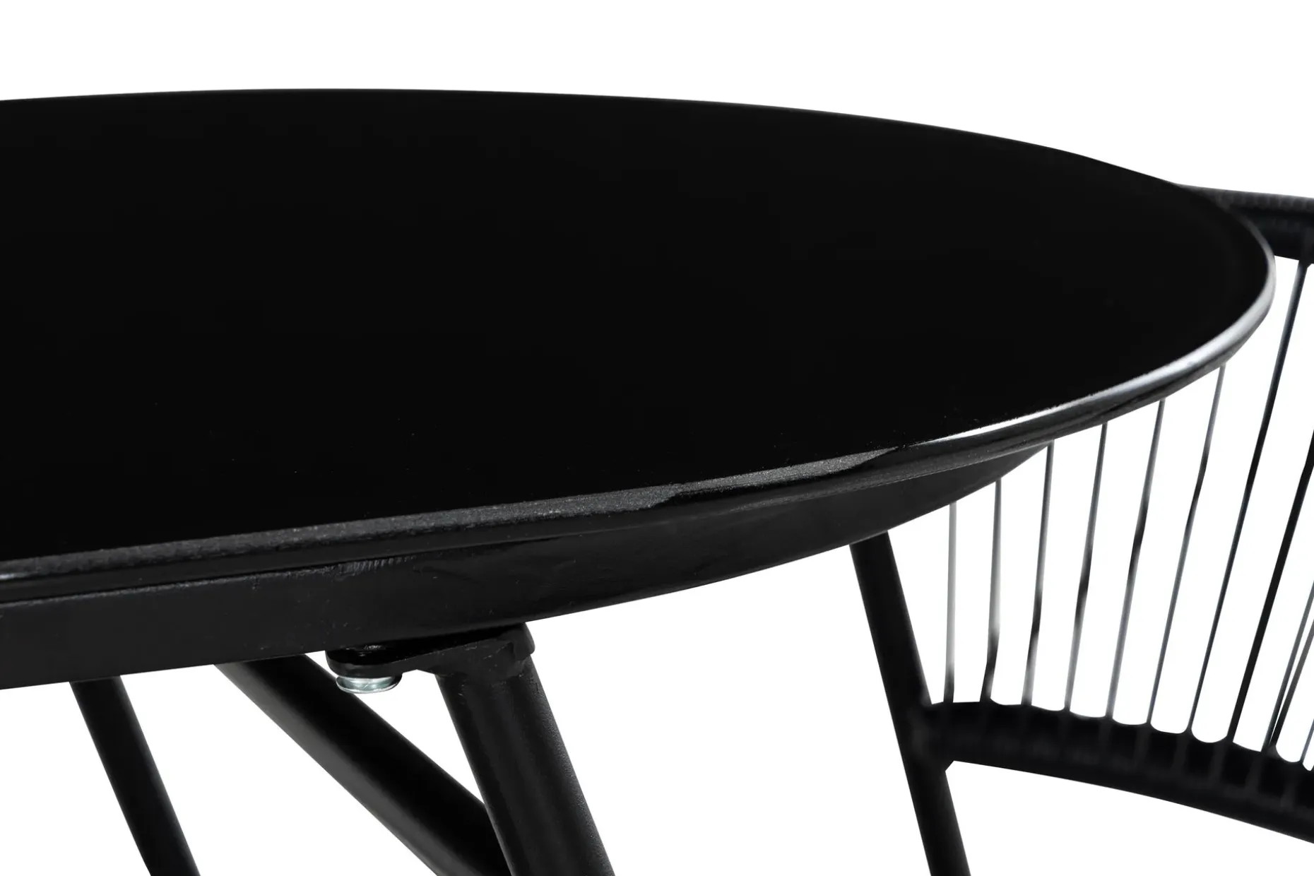 Lamborg Cafésett 120 cm Oval + 2 stoler