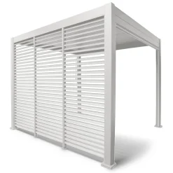 Lamellvegg til paviljong HOME4YOU Mirador-111 93 cm hvit