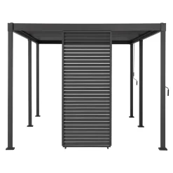 Lamellvegg til paviljong HOME4YOU Mirador-80/88, Mørkegrå