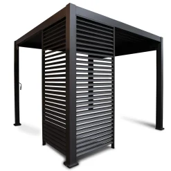 Lamellvegg til paviljong HOME4YOU Mirador-111 123,5 cm mørk grå