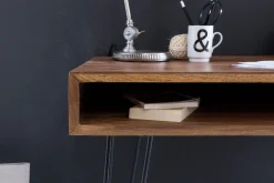 Langner Skrivebord 110 cm med Oppbevaring Hylle