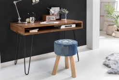 Langner Skrivebord 110 cm med Oppbevaring Hylle