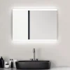 Lannabruk Baderomsspeil 70 cm LED-Lys