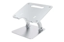 Laptopstativ Desire2 Dual Pivot Riser Justerbar Aluminium Sølv