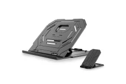 Laptopstativ Desire2 2-i-1 360 Roterbar Svart
