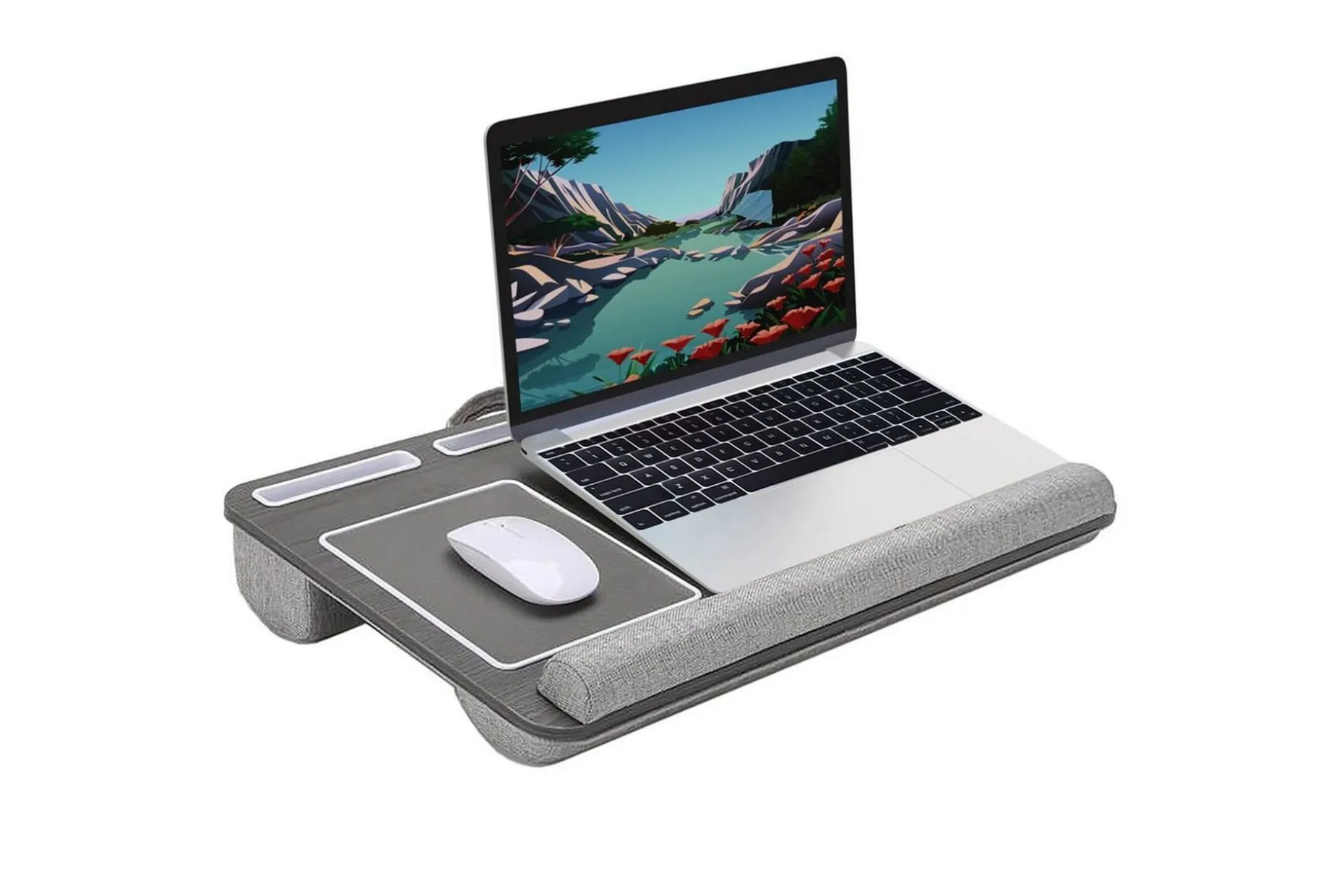 Laptopstativ for knærne Desire2 Grå