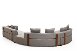 Lasalle Svängd Sofa 6-seters