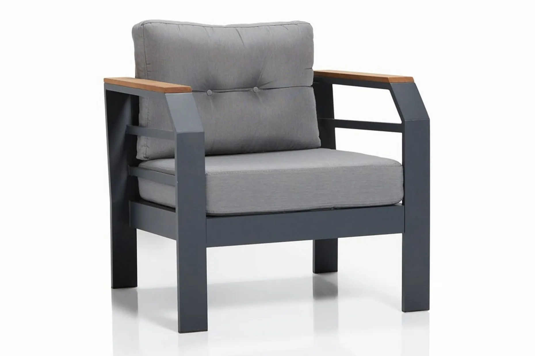Lassento Cafésett 137 cm + 2-seters Sofa + 2 Lenestoler