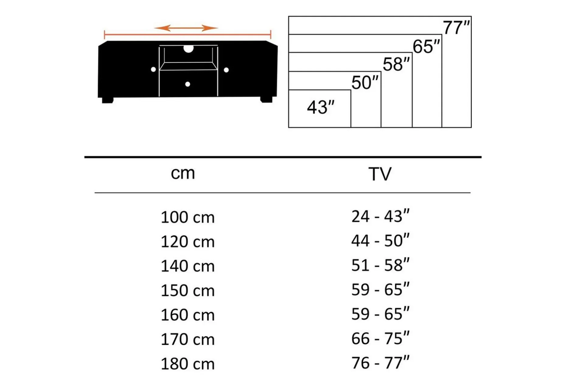 Lavbord Wohnling Heltre med oppbevaring 3 dører landlig stil